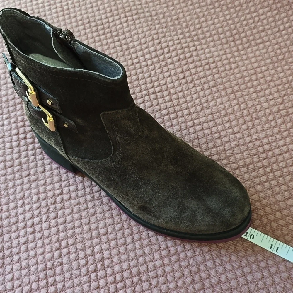 Kanna Ankle Boota In Mocha Suede